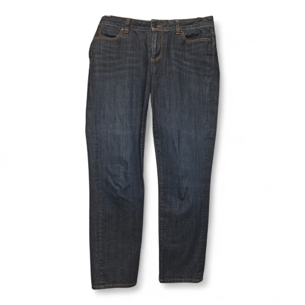 Talbots Womens Signature Ankle Jeans 6/28 Medium Wash Blue Stretch Denim 6